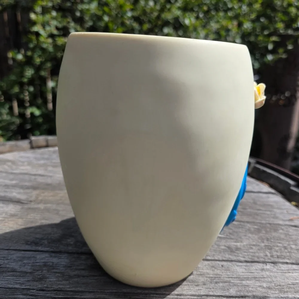 LENOX Majestic Peacock Ceramic Vase 7